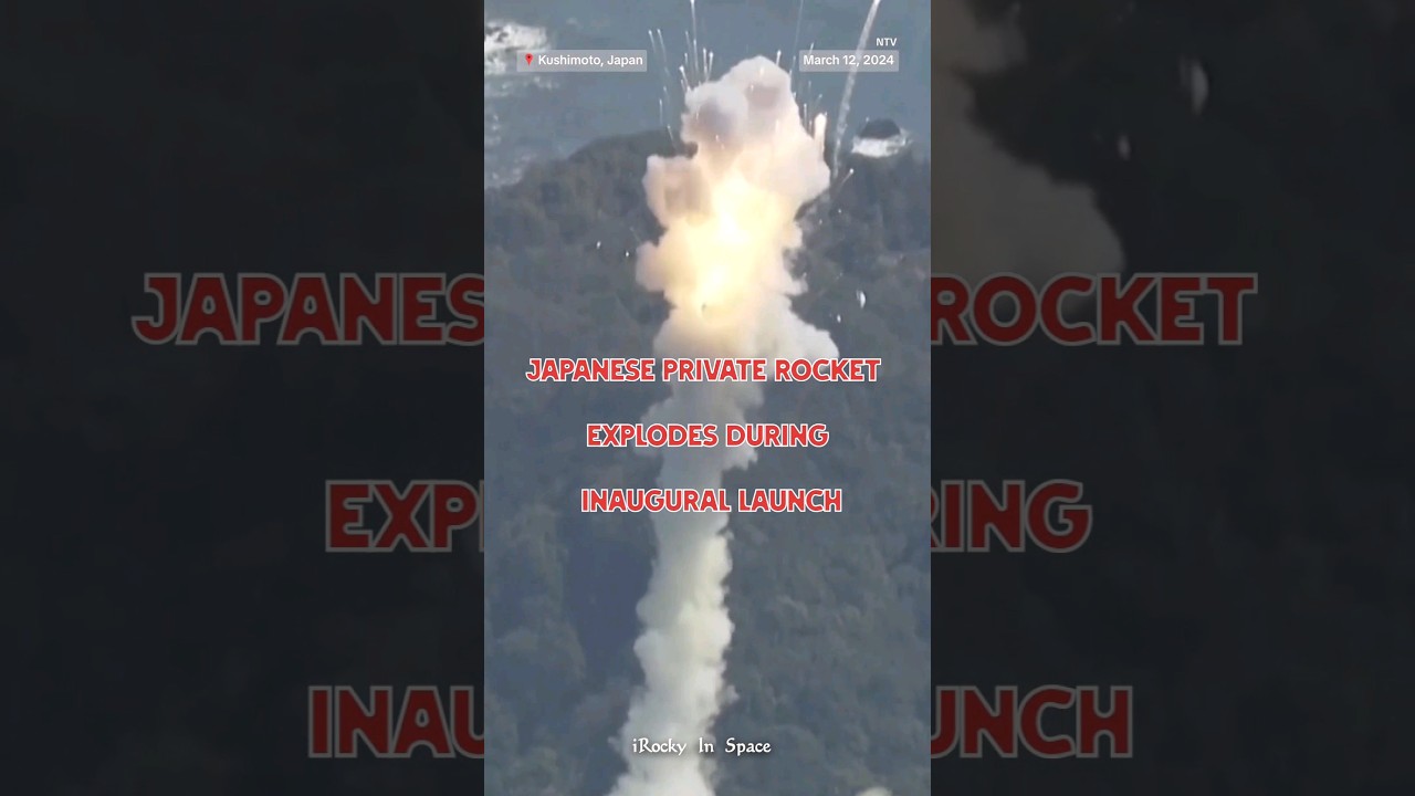 Japan's Space One Kairos rocket explodes after lift-off on inaugural flight