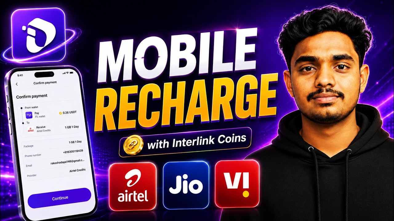 Interlink Mobile Recharge Update 🔥 Recharge Using Interlink Coins Now!