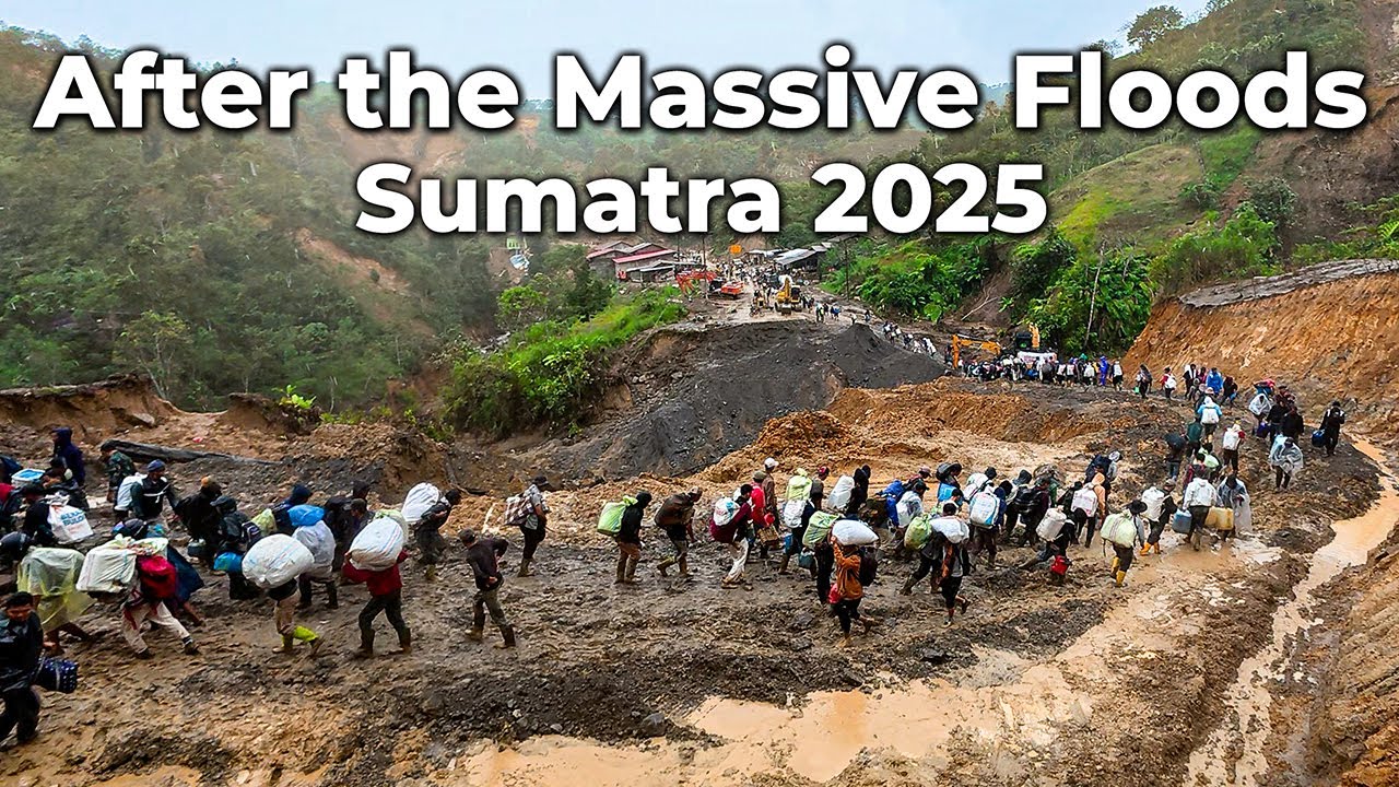 Walking for MILES With Disaster Survivors to Reach Basic Supplies | Aceh 2025