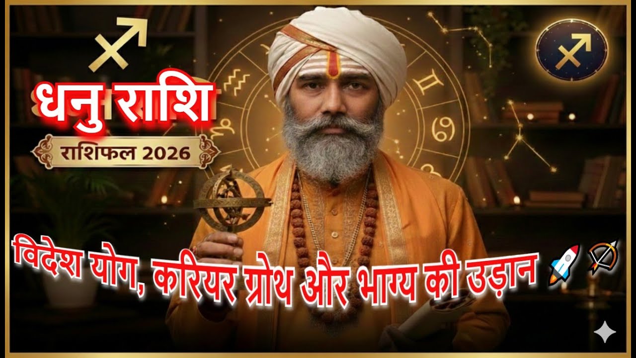 धनु राशि 2026: भाग्य विस्तार और जीवन बदलने वाले अवसरों का वर्ष | Luck, Success & Life Transformation
