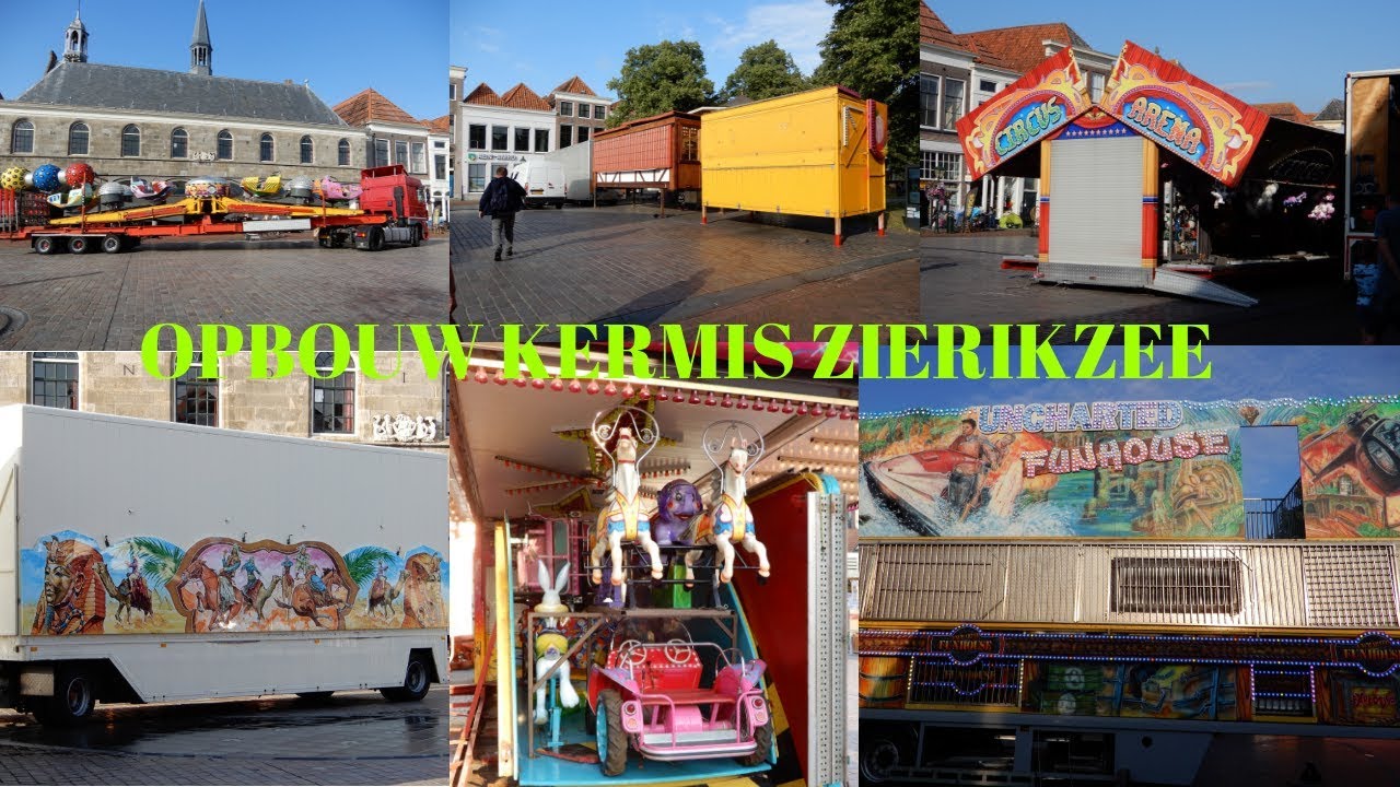 Opbouw Kermis Zierikzee 2019 4K (60FPS)