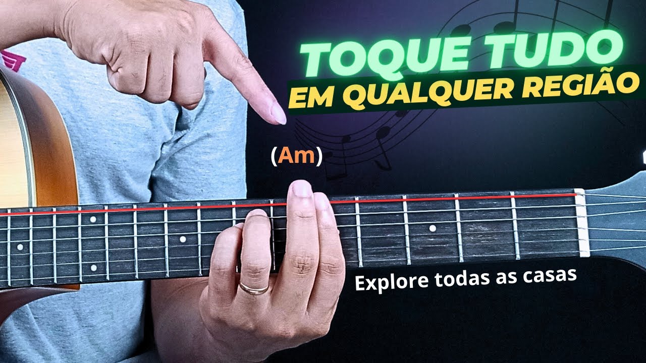 Esses 4 ACORDES te permitem EXPLORAR todo braço do violão com muita AGILIDADE!