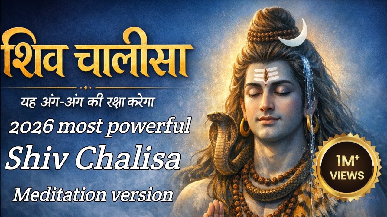 Shiv Chalisa 2026 Version || meditation version powerful Shiv Chalisa 