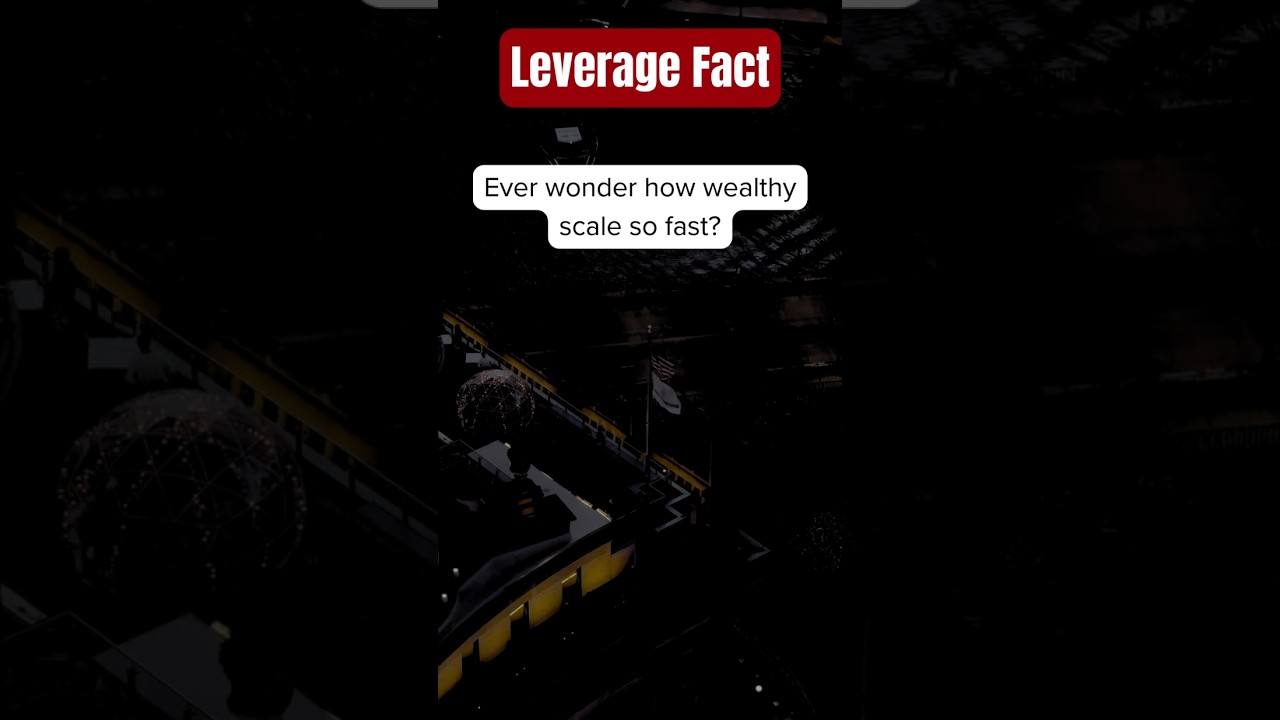 Leverage is how wealth grows exponentially. 