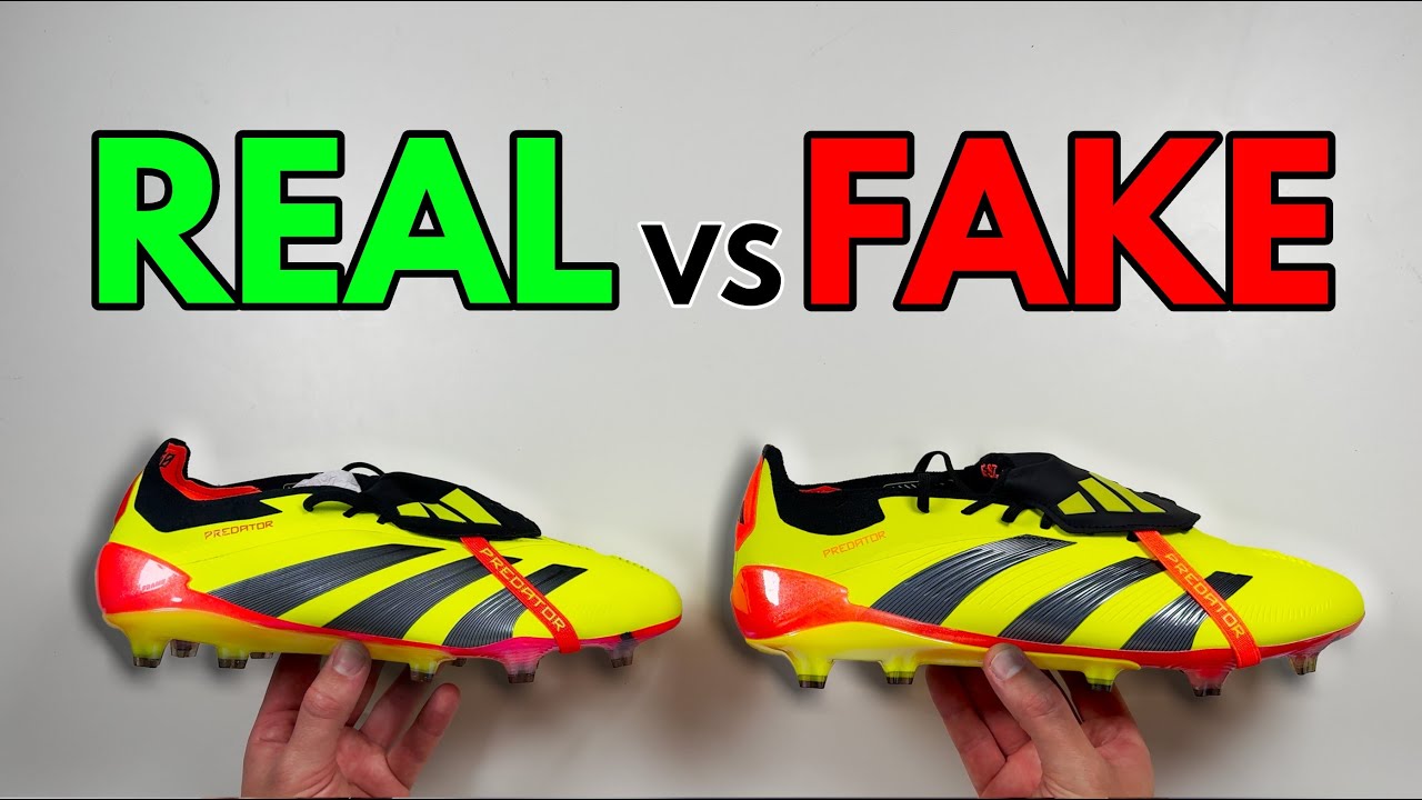 REAL VS FAKE! ADIDAS PREDATOR ELITE FT YELLOW ENERGY CITRUS FOOTBALL BOOT COMPARISON!