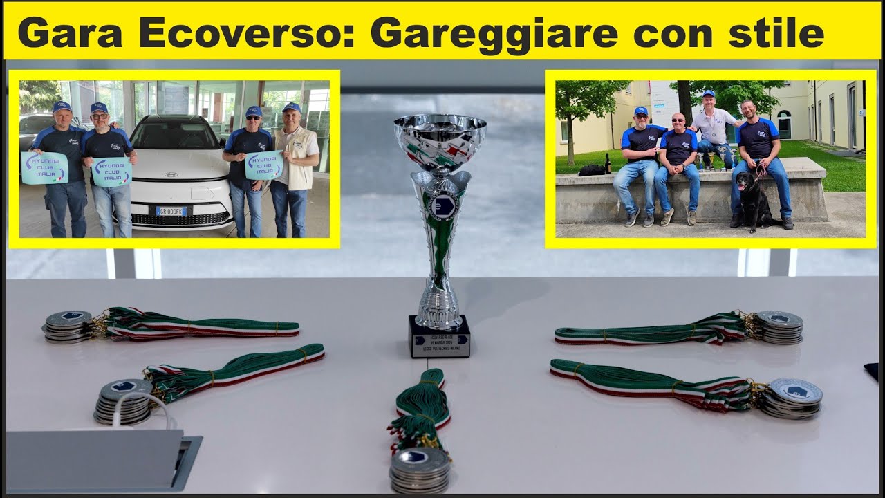 Proviamo la Ioniq6 e la Kona alla gara di consumi di Ecoverso a Lecco Maggio 2024 - Parte 1/2