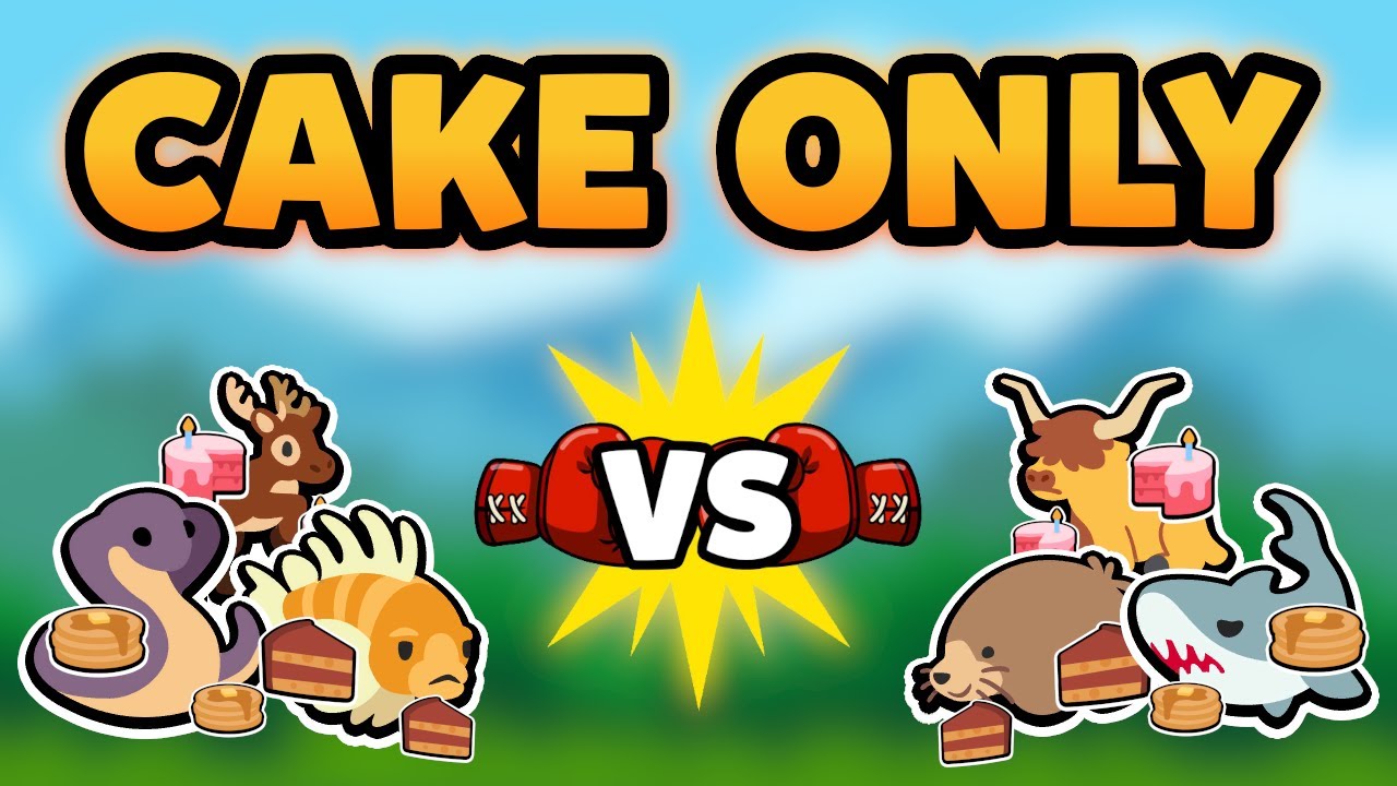 Super Auto Pets but everything has to be CAKED UP