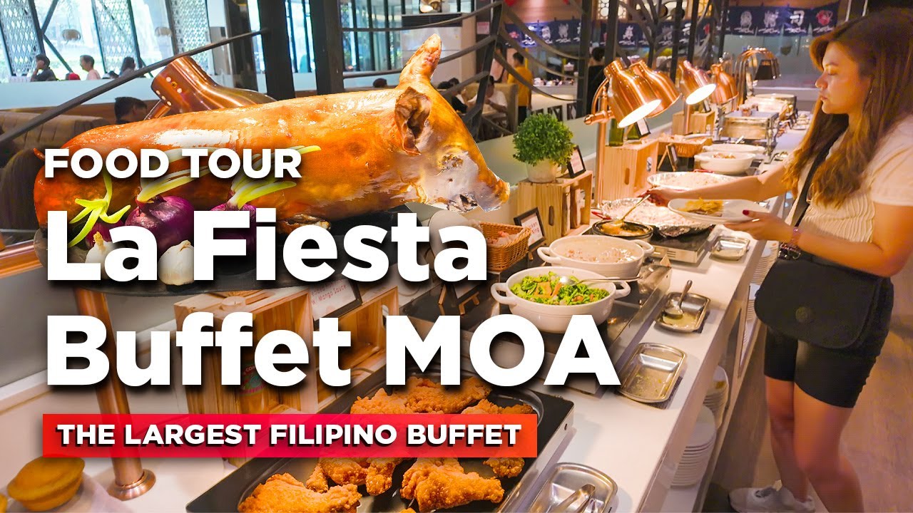 Food Tour at the Largest Filipino Buffet | LA FIESTA BUFFET MOA – Complete Dishes with Prices