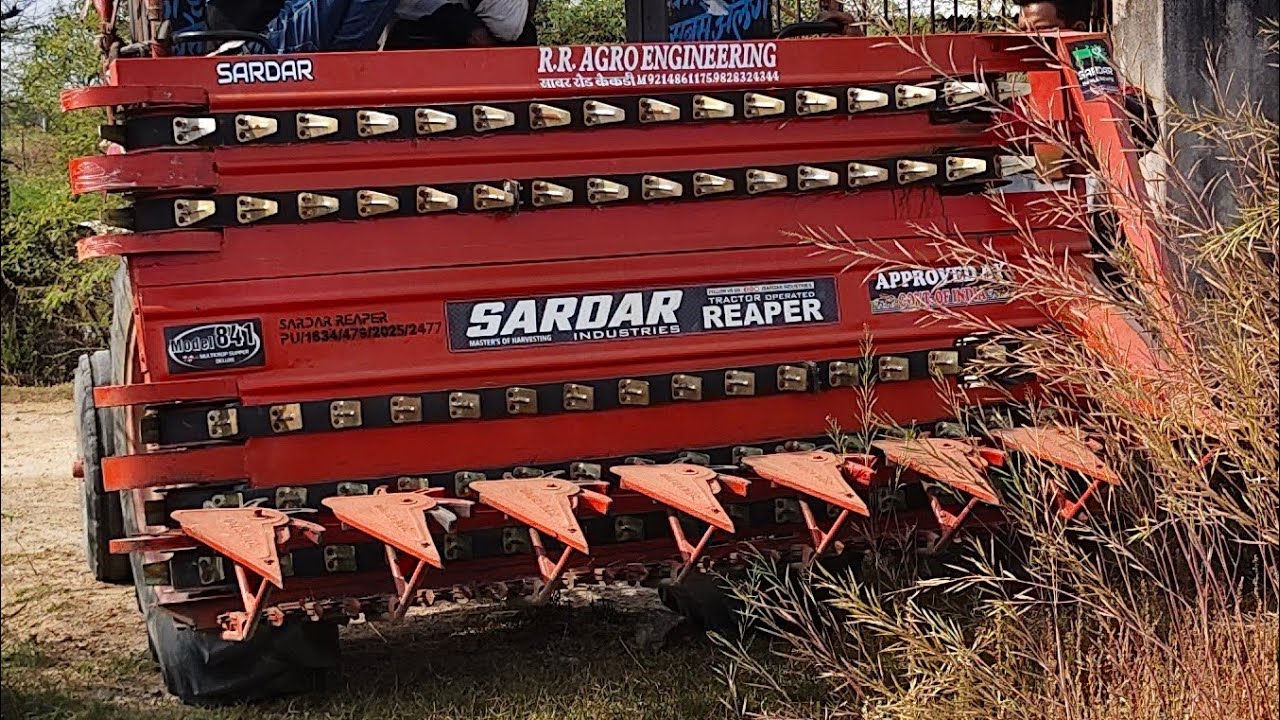 सरसो के लिए रिपर RR AGRO #viralvideo #automobile #farming #music #agriculture #instagram #youtube 