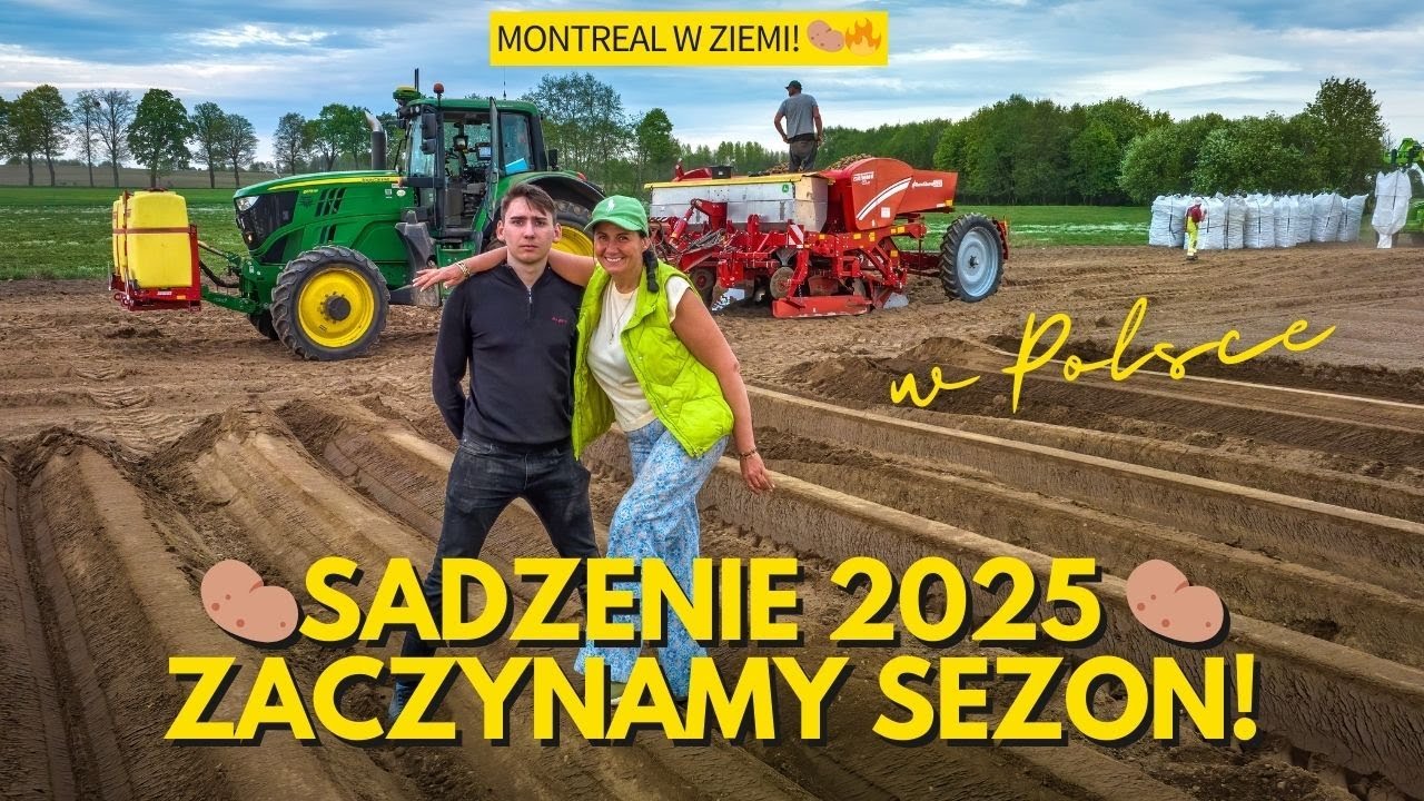 🥔Tak sadzimy Montreal! 🚜🥔 Sadzenie ziemniaków w Szkotowie – John Deere i Grimme w akcji!