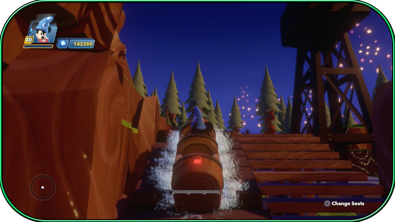 SEVEN DWARVES MINE TRAIN ROLLER COASTER! - Disney Infinity 3.0 Toy Box Showcase