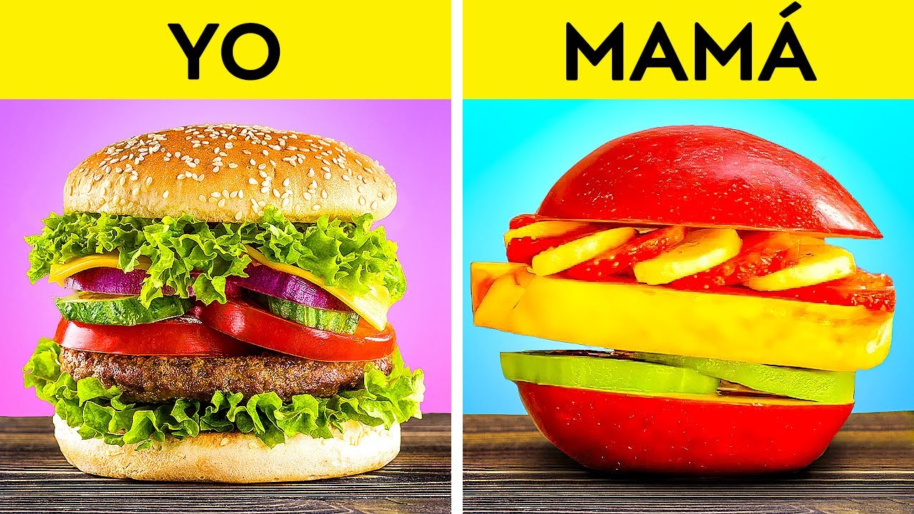 IMPRESIONANTES TRUCOS CON COMIDA || Los mejores desaf&iacute;os con comida de 123 GO Like!