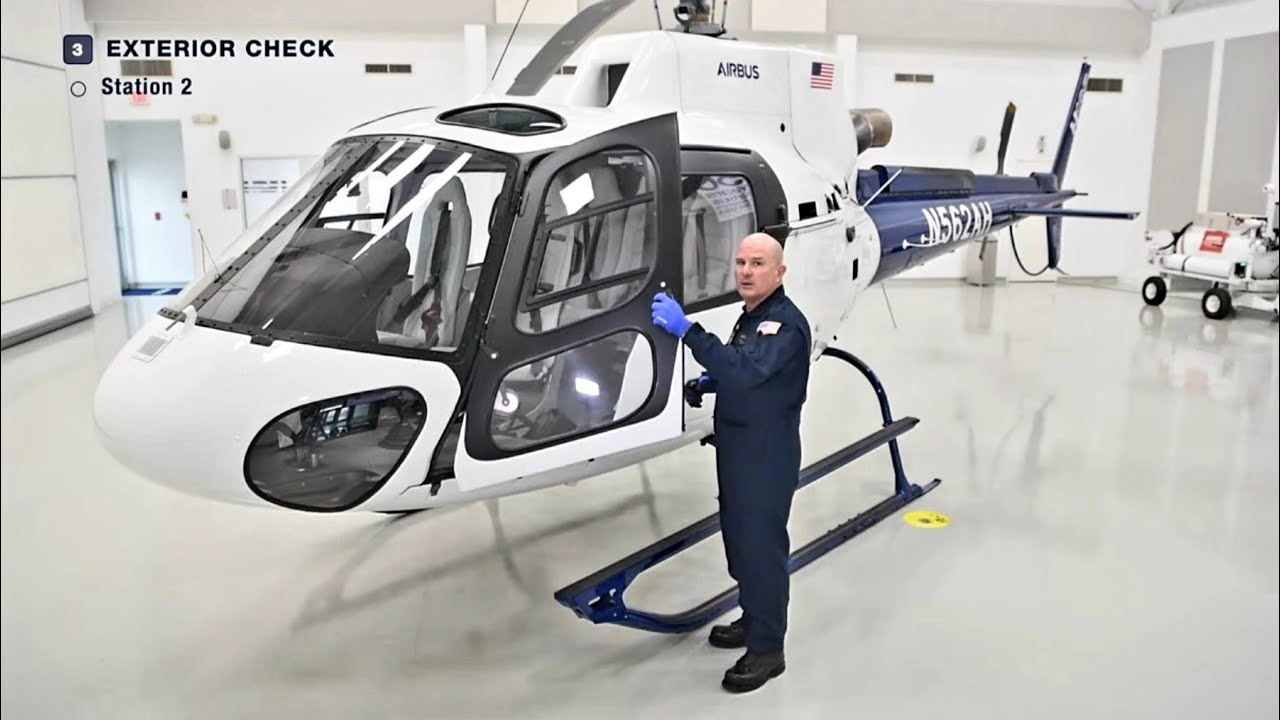 Airbus H125 helicopter - Pilot pre-flight check (full A-Z guide)