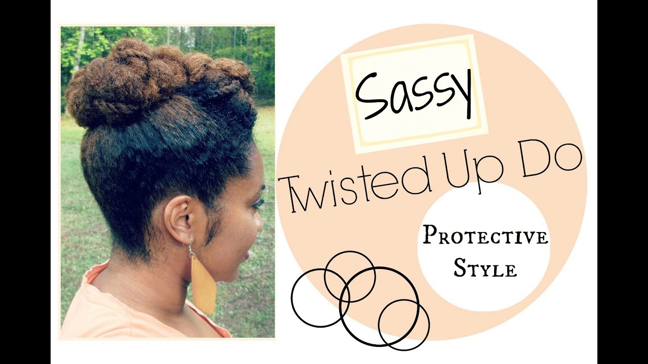 S: Sassy | Protective Style UpDo on Natural Hair | Naturally Michy