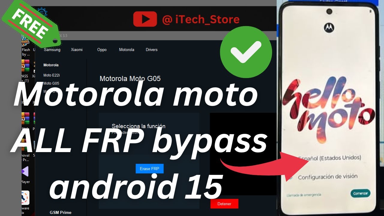 Motorola moto G05 FRP bypass android 15,16 new tricks | All moto FRP unlock free tools 2026