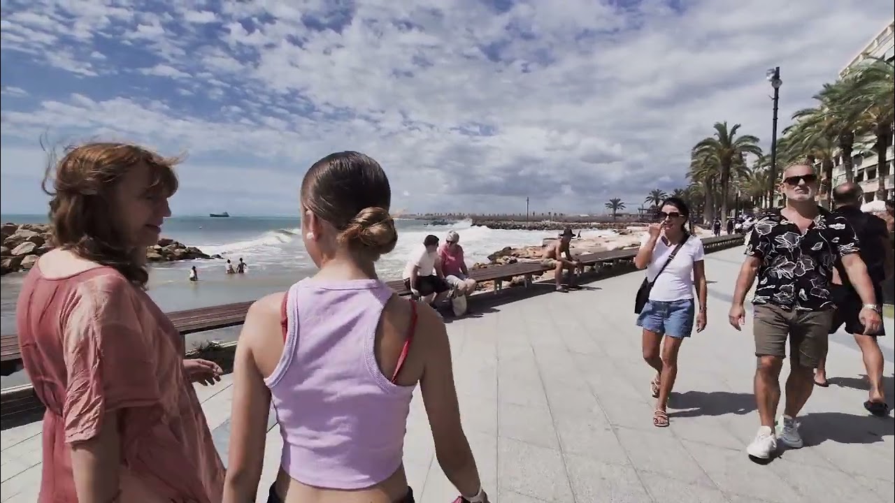 🇪🇸 Playa Del Cura walking tour - Torrevieja  Spain
