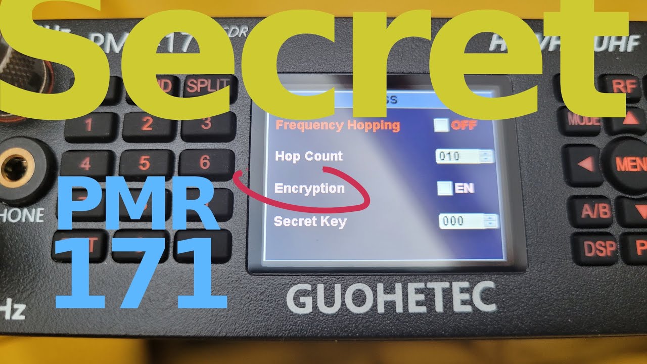 Guohetec PMR-171 skryta łączność radiowa