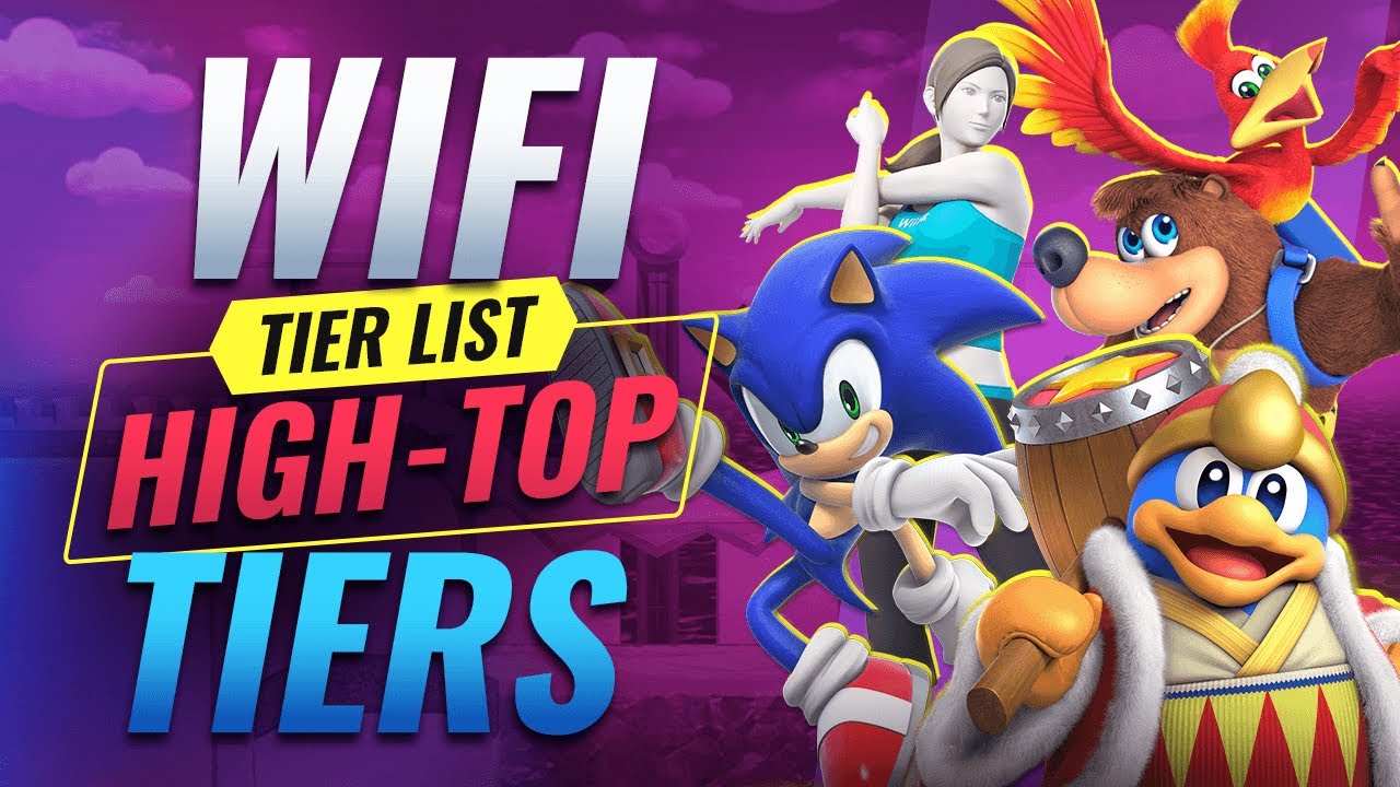 Smash Ultimate WIFI TIER LIST - High & Top Tier Characters