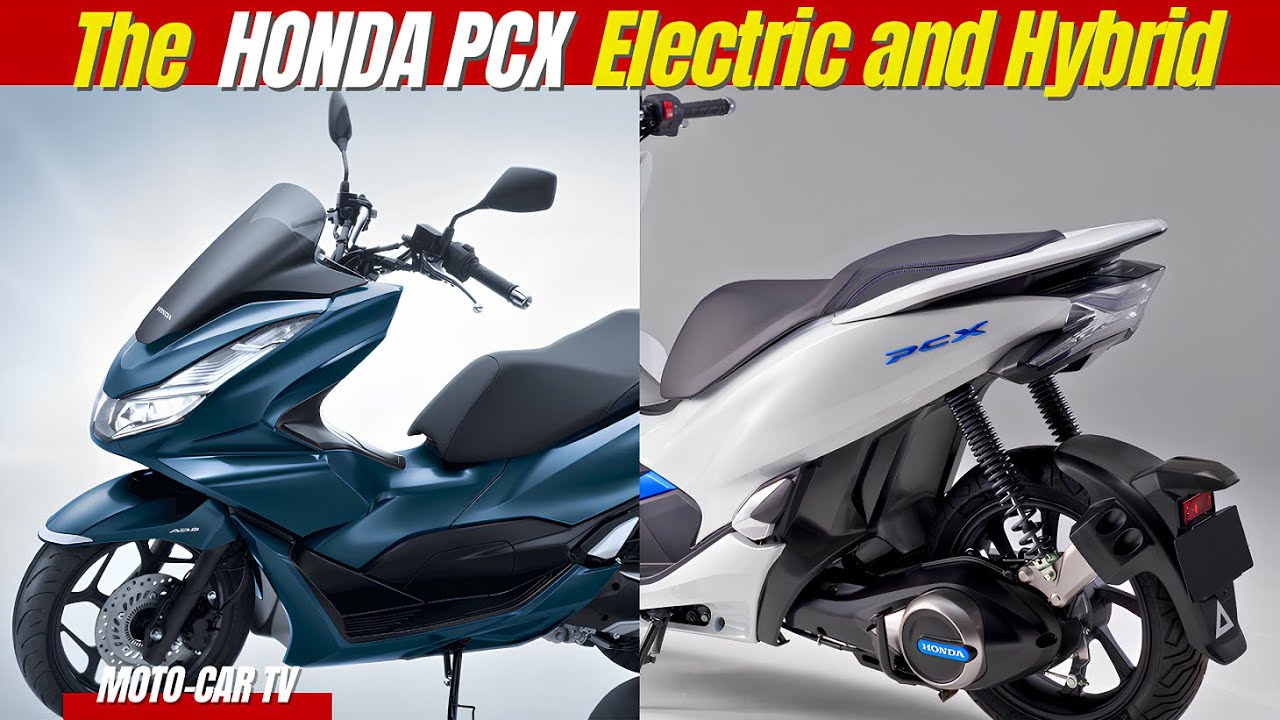 The Honda PCX Electric and PCX Hybrid | MOTO-CAR TV