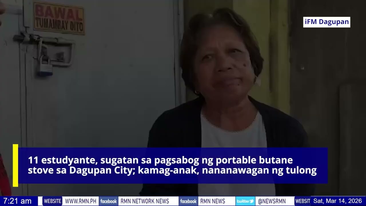 11 estudyante, nasugatan sa pagsabog ng portable butane stove sa Dagupan City