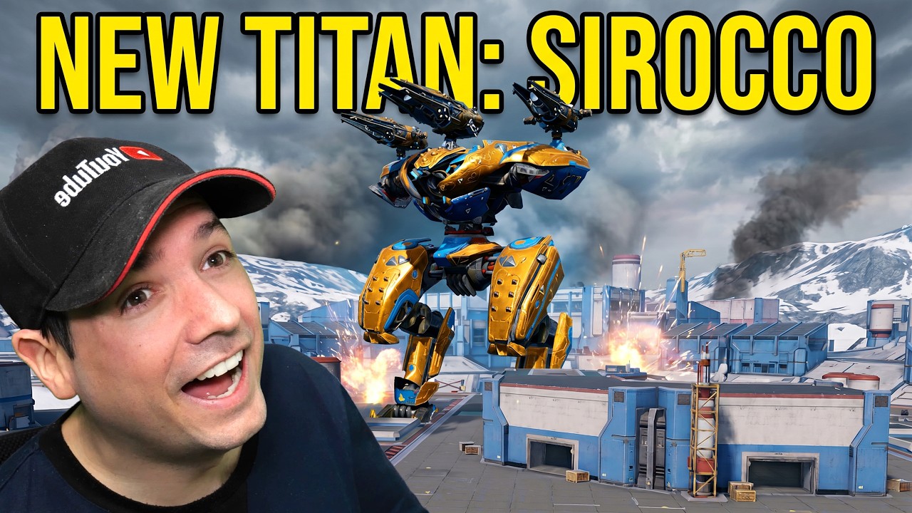 Геймплей нового титана SIROCCO &ndash; Тестовый сервер War Robots
