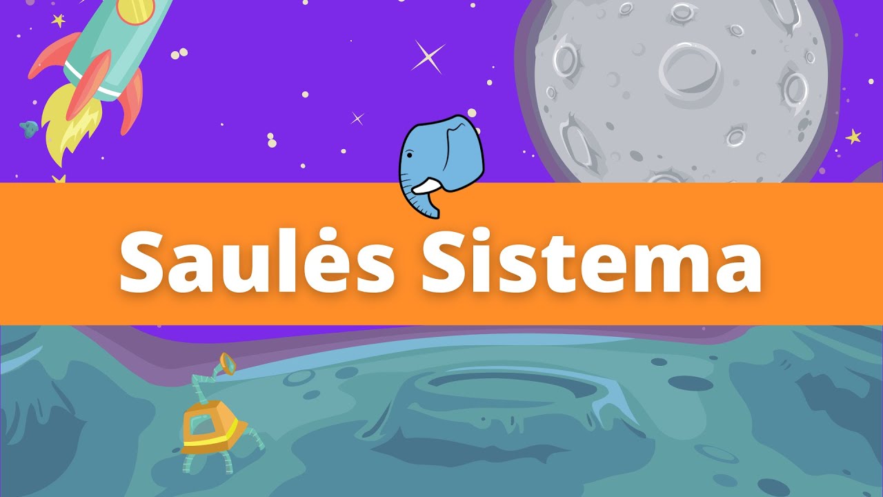 Saulės Sistema🪐 | Vaikams apie planetas🌎 | Edukaciniai filmukai vaikams🐘