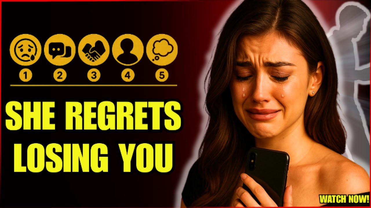 5 SIGNS A WOMAN REGRETS LOSING YOU But Is AFRAID TO SHOW IT | Stoic Station