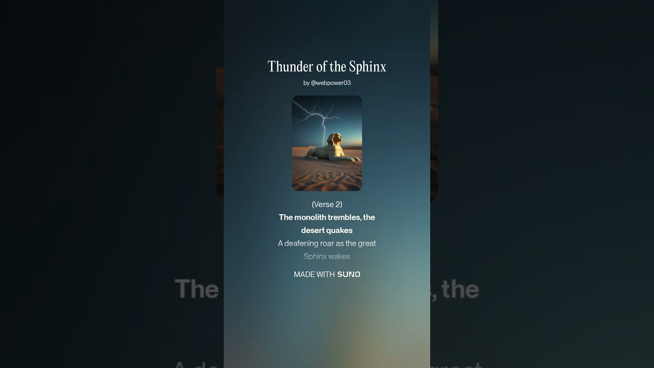 Thunder of the Sphinx