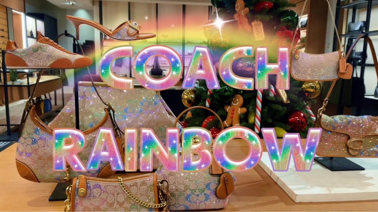Я пыталась пропустить этот кадр... а потом увидела это 😳 🌈 ✨ #coach #coachbag #coachrainbow #coac...