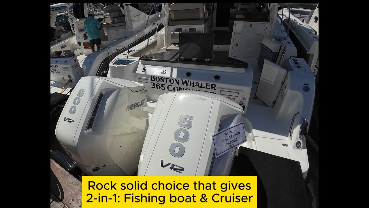 2024 BOSTON WHALER 365 CONQUEST - Palm Beach Boat Show -