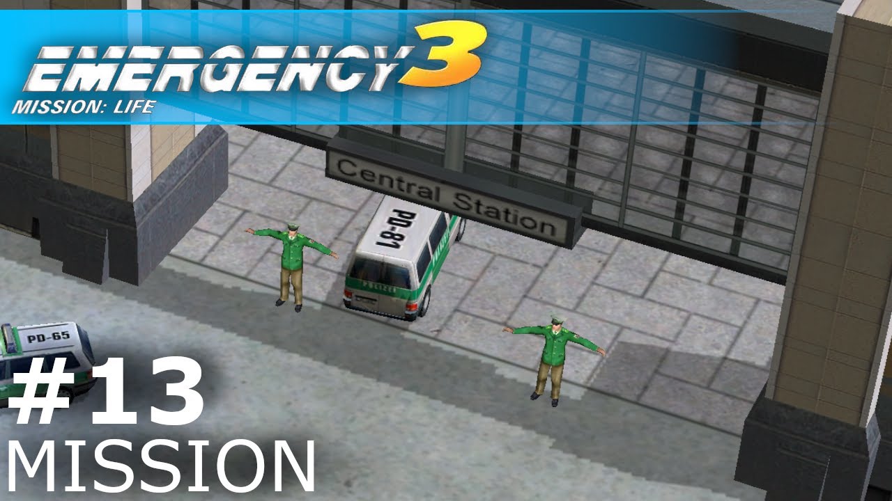 EMERGENCY 3 / 100%/ #13: Kopfbahnhof?! [Mission 13: Schnellzug rast in Bahnhofshalle]