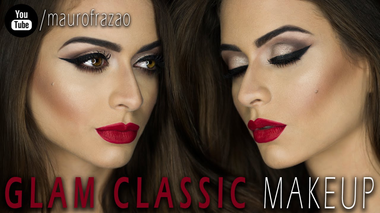 MAQUIAGEM CLÁSSICA COM MIX DE MARRONS  |  GLAM CLASSIC MAKEUP TUTORIAL @MAUROFRAZAO