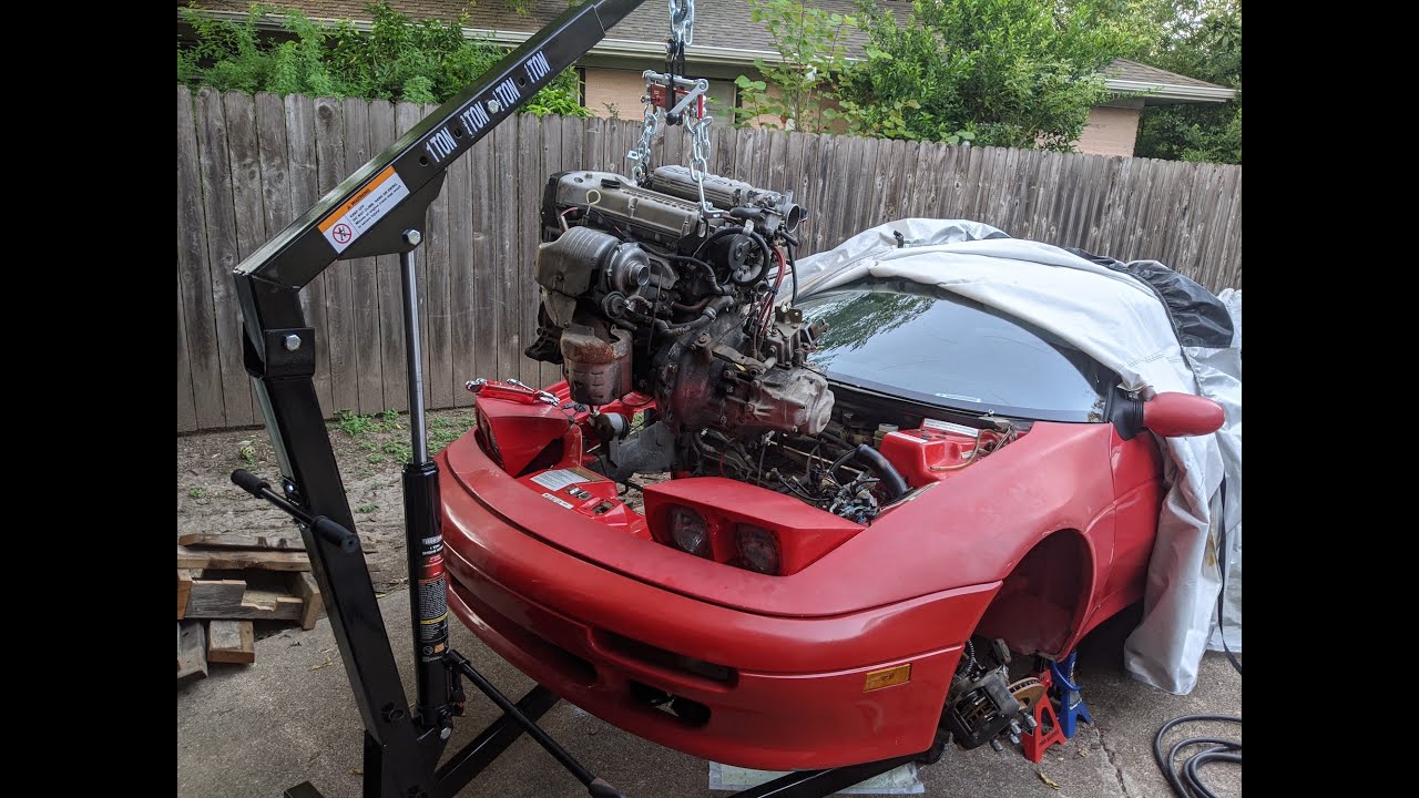 Lotus Elan M100, Engine Removal steps 18-20 (Final)