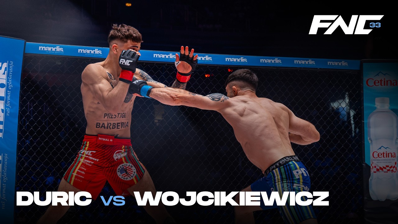 DURIC vs WOJCIKIEWICZ  | FULL FIGHT | FNC 33 powered by SuperSport | Zagreb