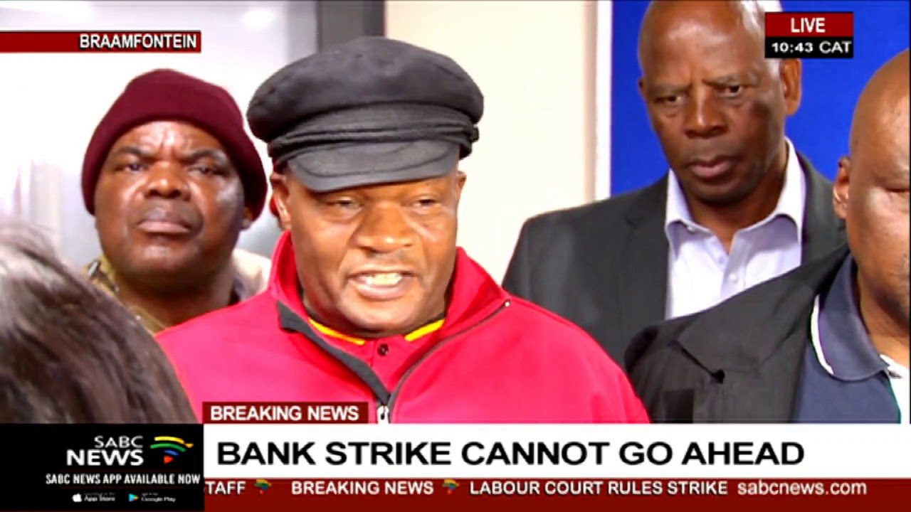 Unions say bank strike court interdict is in favour of capitalism