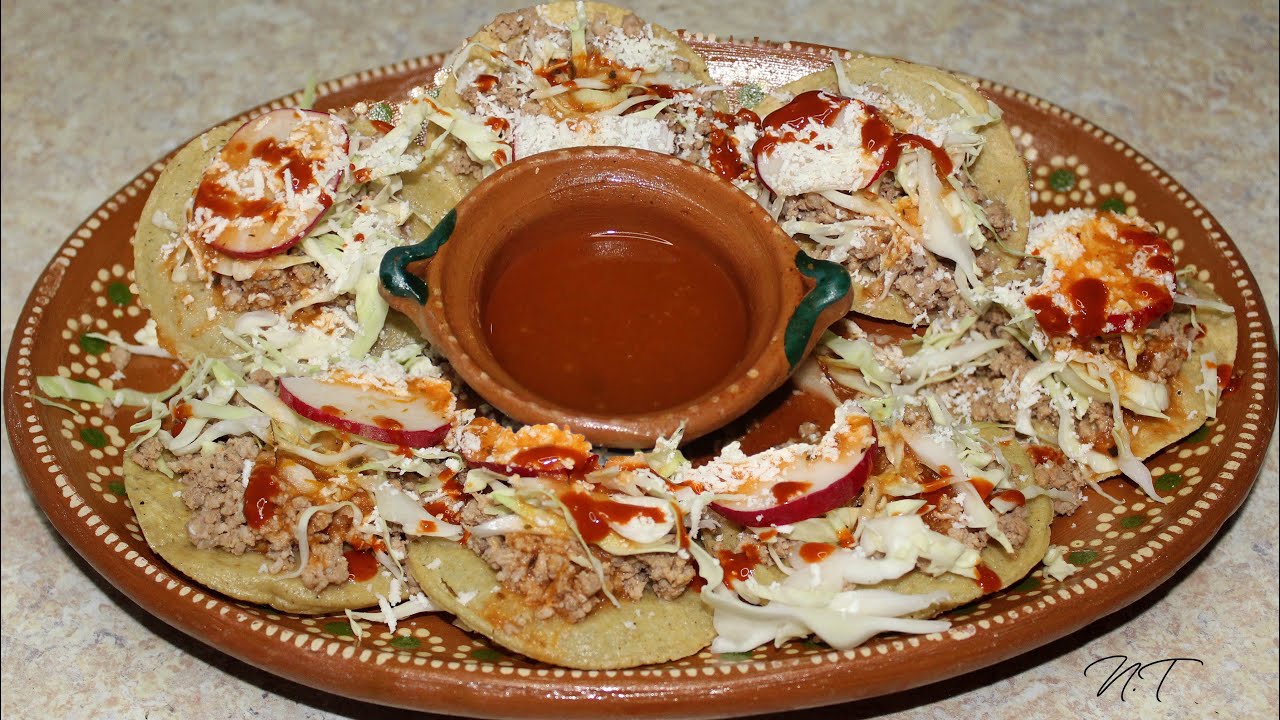 SOPITOS ESTILO COLIMA Y AGUA DE HORCHATA | Una travesía por la gastronomía