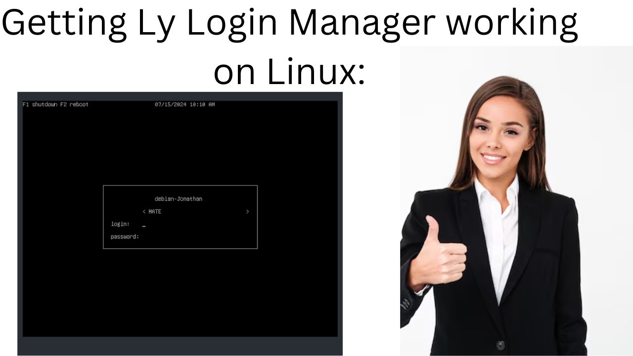 Getting Ly Login Manager working on Linux: