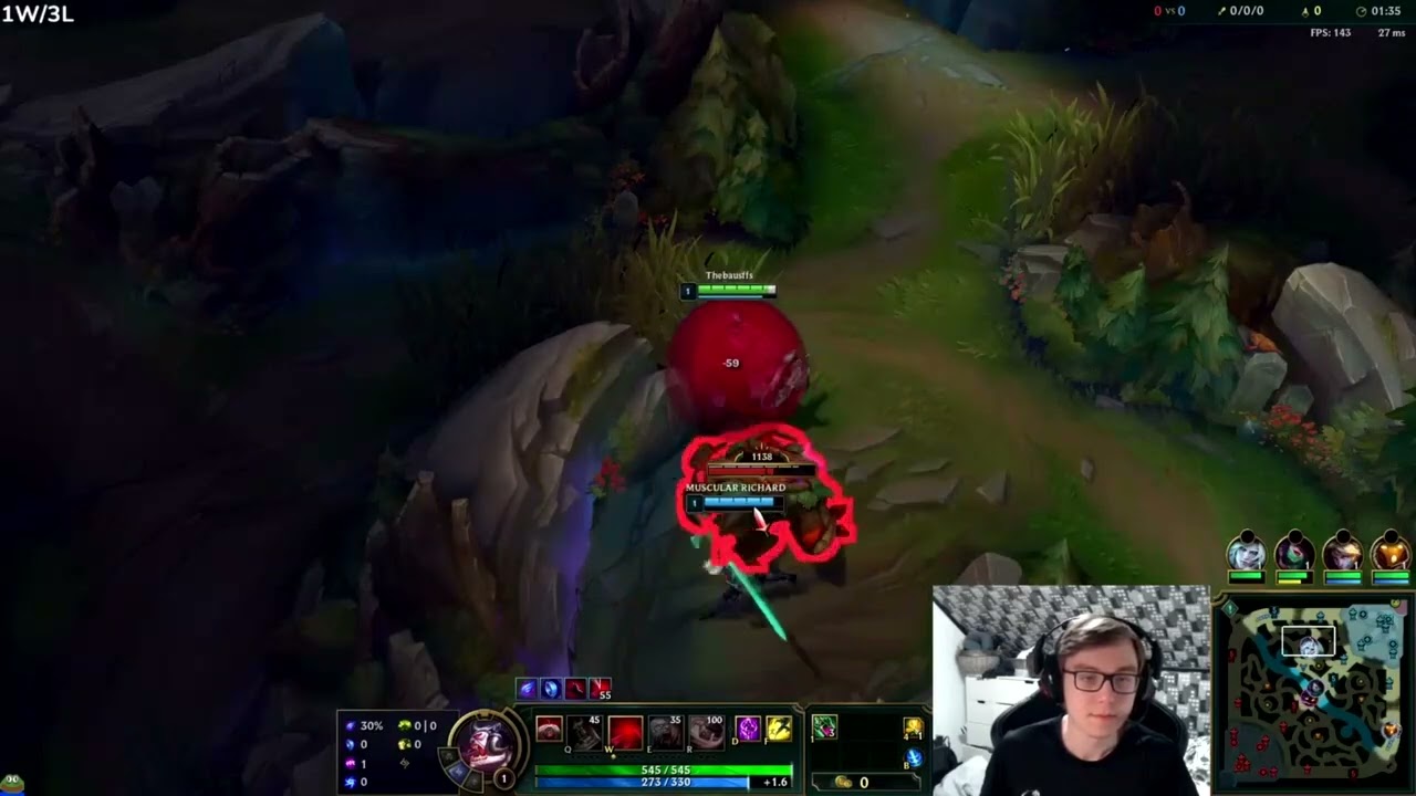 TheBausffs Sion top lane vs Heimerdinger