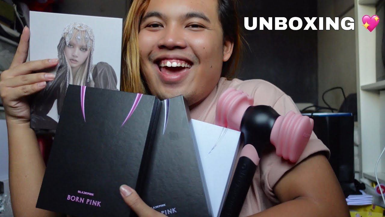 PERSIAPAN KE CONCERT BLACKPINK ! UNBOXING LIGHSTICK VER 2, UNBOXING ALBUM BORN PINK ❤️