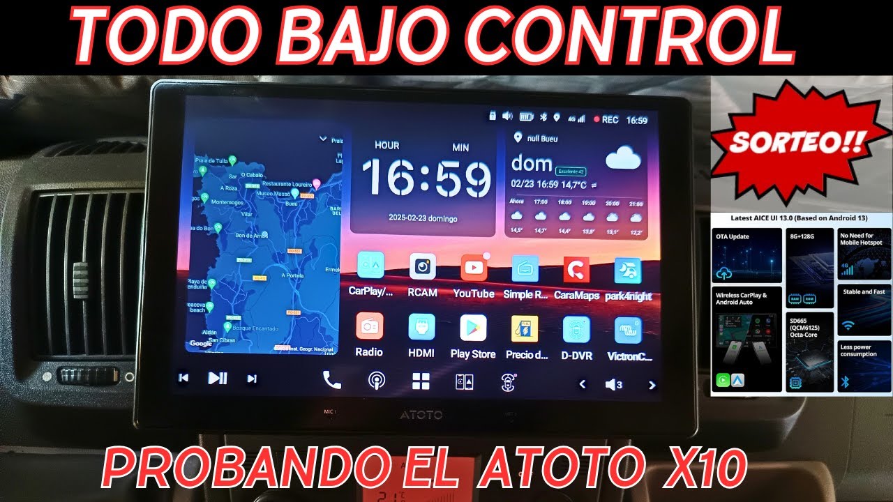 Todo bajo control!! #atoto X10