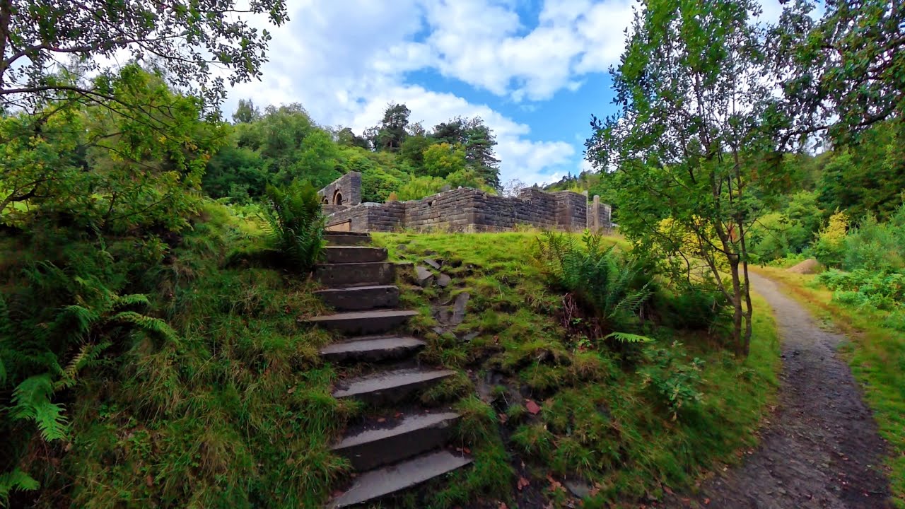 Errwood Ruins - Goyt Valley - Buxton, England - Scenic Walk