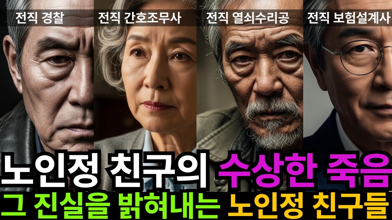 노인정 친구의 수상한 죽음, 그 진실을 밝혀내는 노인정 친구들(인생사연)(오디오북)(라디오사연)