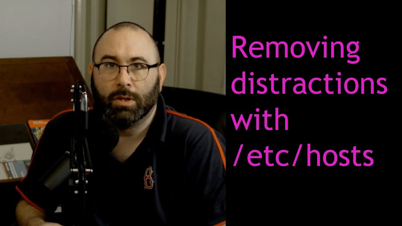 Removing Distractions with /etc/hosts Life Hack (vlog) | IT and Devops Career Secrets