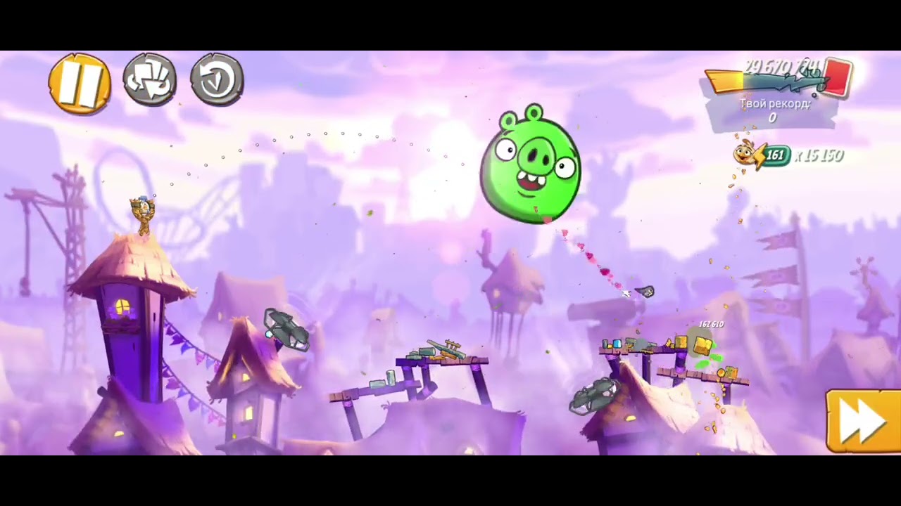 AngryBirds2: битва кланов с Аврора 10.03.2026 #angrybirds2 #games #gameplay 