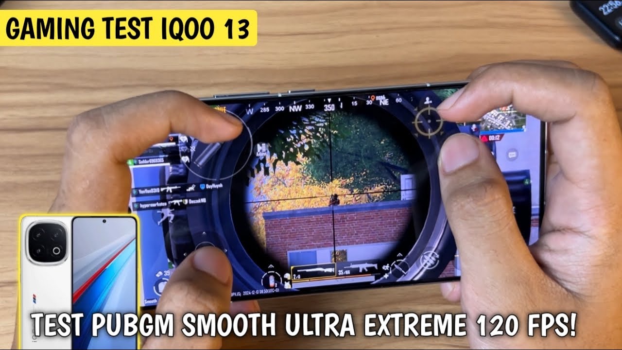PUBGM 120 FPS LIBAS! Tes Main PUBG Mobile di Iqoo 13 - Tes FPS, Suhu & Baterai!