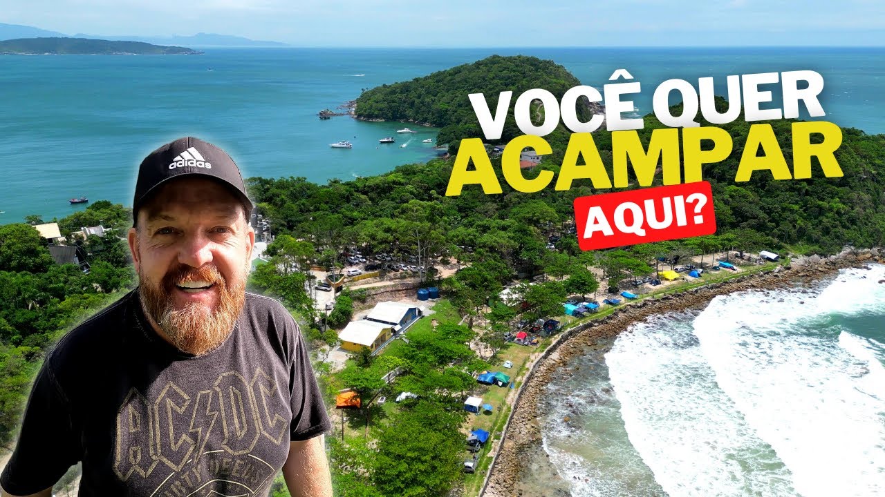 DICA DE CAMPING num paraíso - Camping Retiro dos Padres em Bombinhas SC