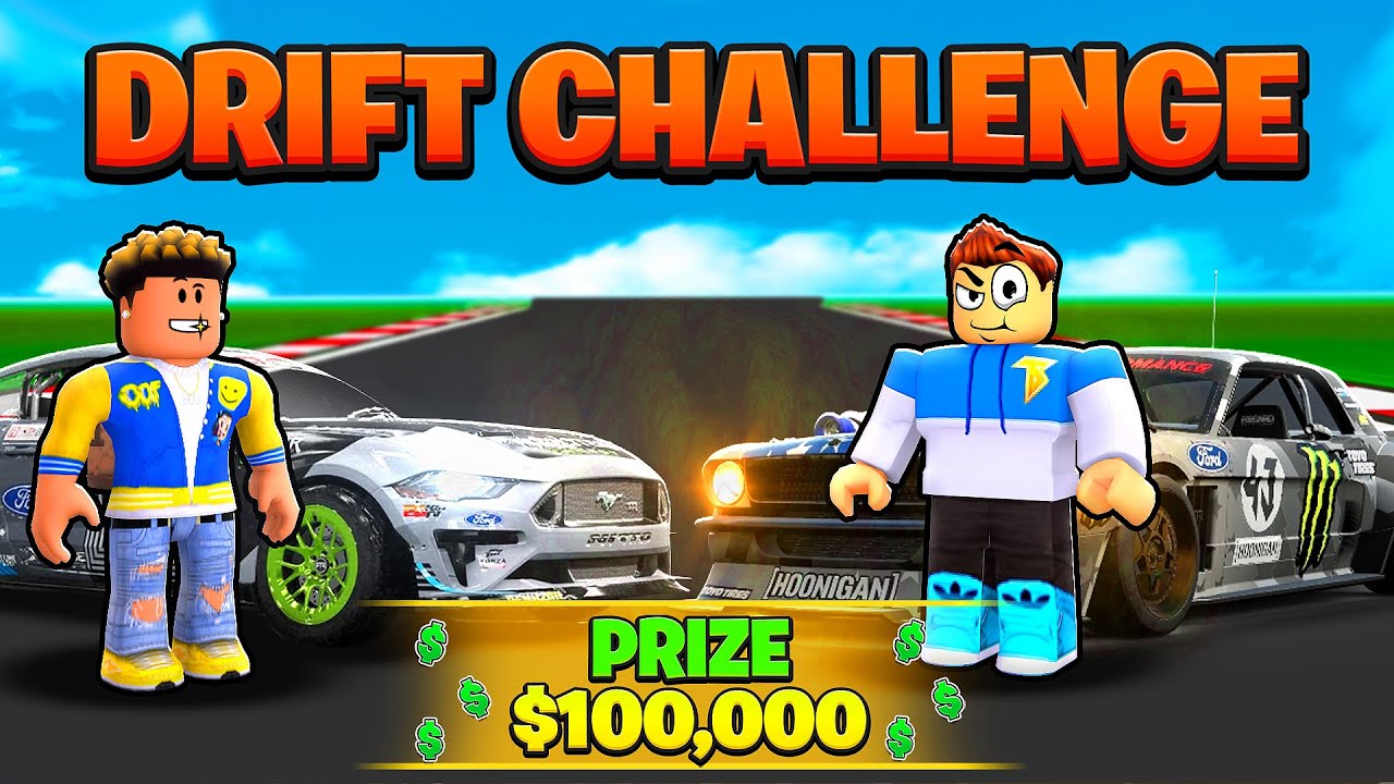 Я поставил AYEYAHZEE 100 000 ROBUX на соревнование по дрифту в Car Dealership Tycoon (Roblox)