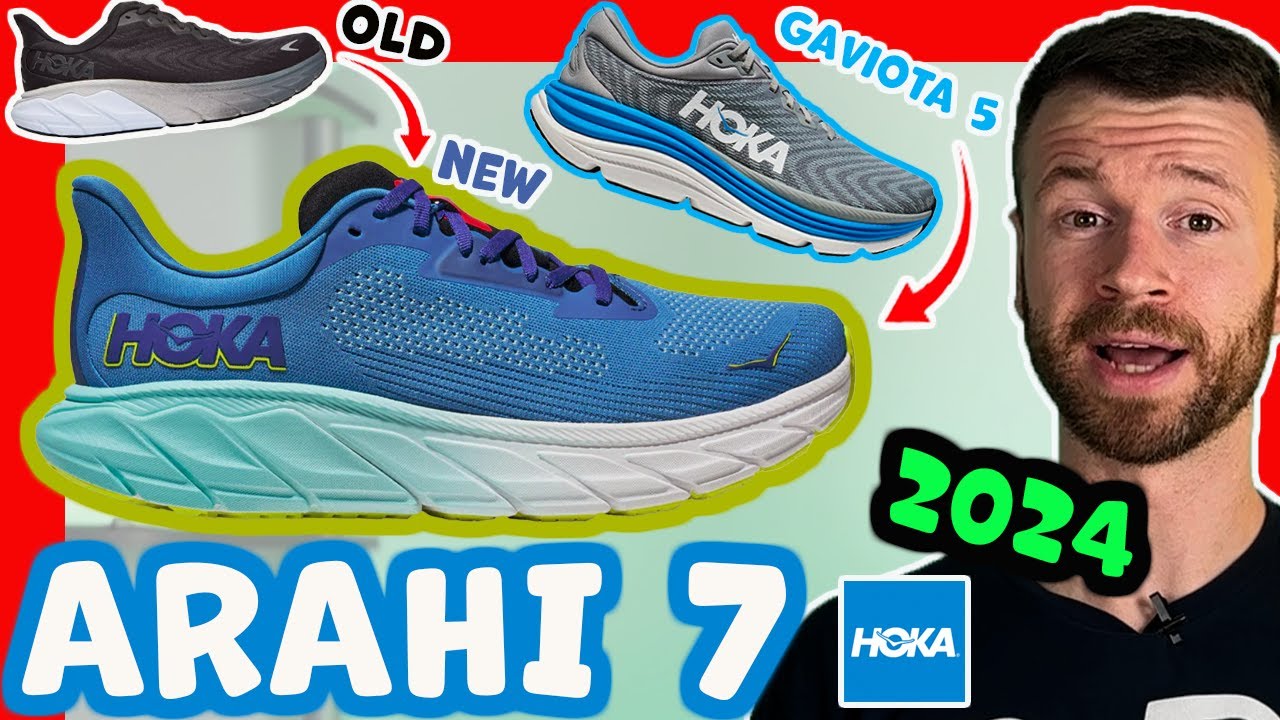 What CHANGED? | 2024 Hoka Arahi 7 vs Gaviota 5 | J-Frame | Stabilty Running Shoes