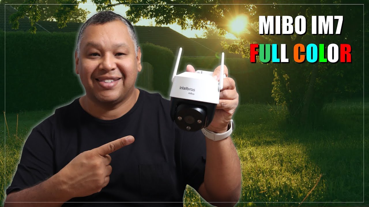 INTELBRAS MIBO IM7 FULL COLOR 360º Visão noturna colorida, Resolução 1080p, ONVIF, Resistente a água