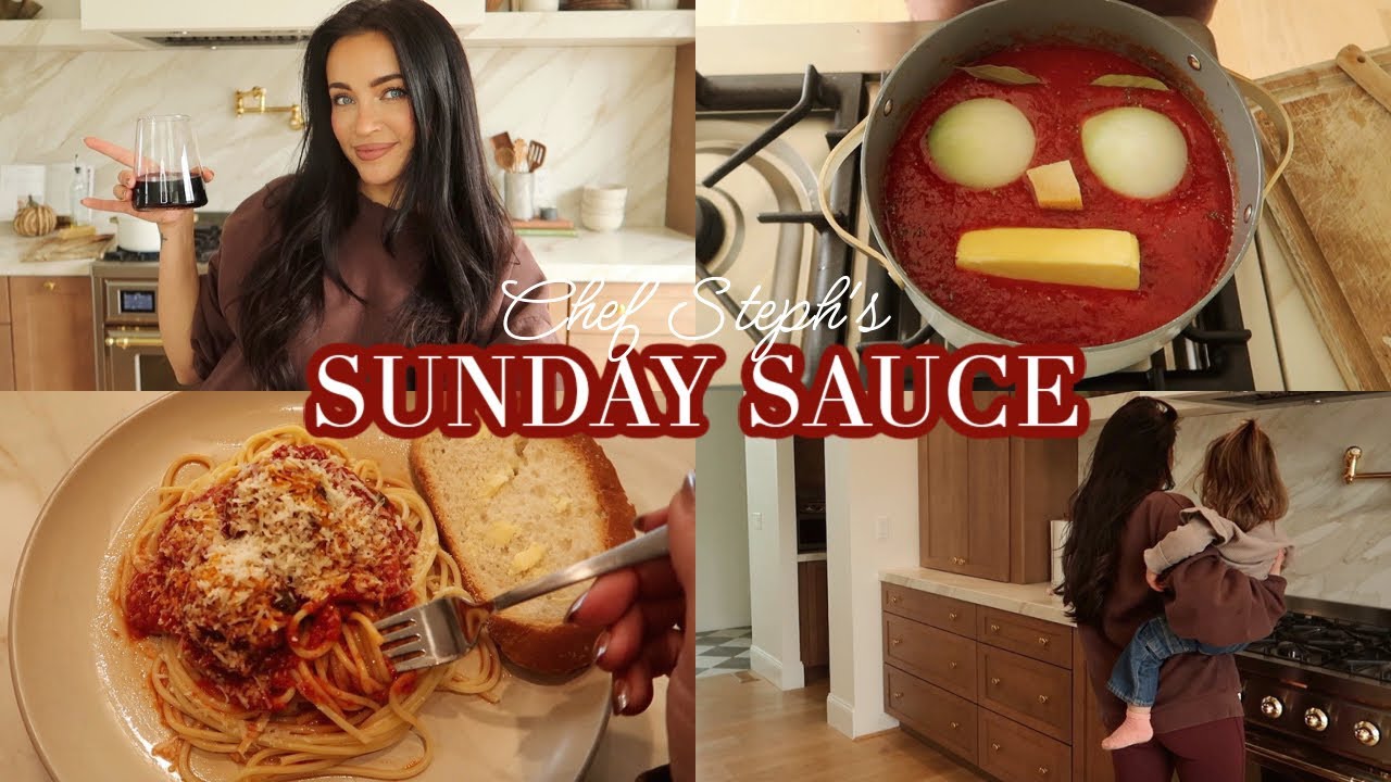 Chef Steph's Sunday Sauce 👩🏻&zwj;🍳🍝 she's baaack